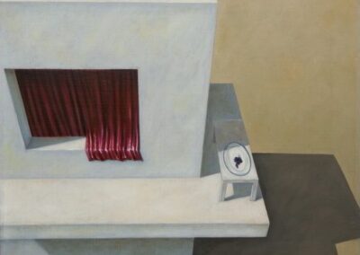 A surreal minimalistic painting