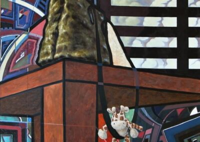 A surrealistic painting